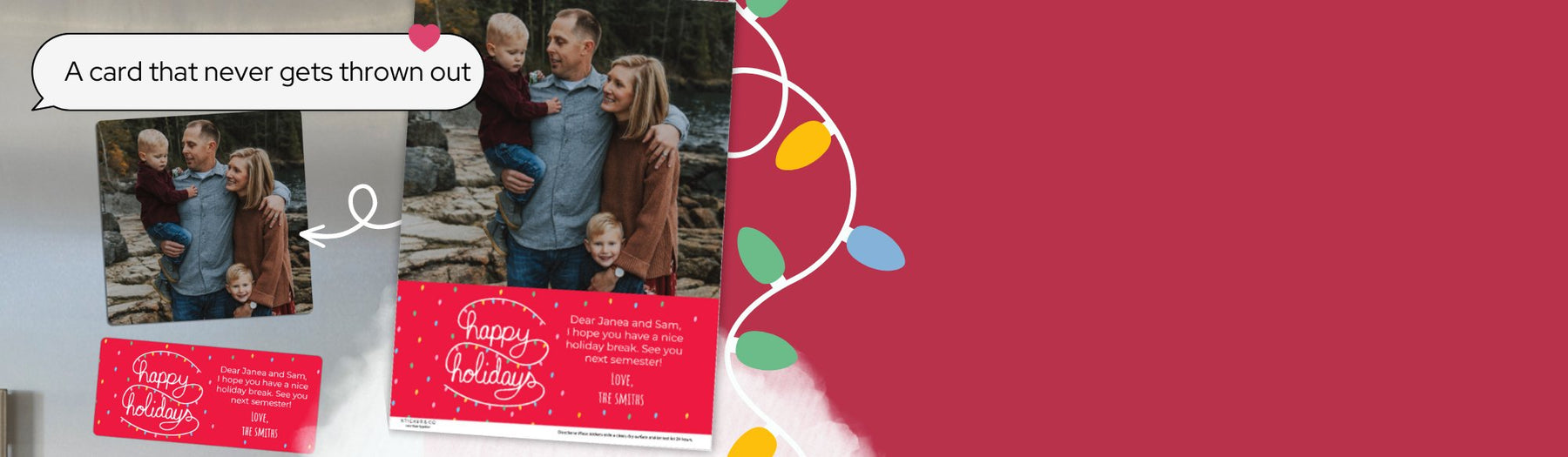 Holiday Cards - Sticker Greeting Cards