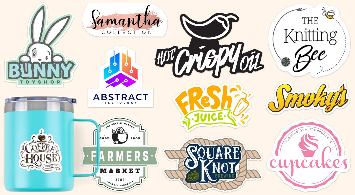 Die-Cut Stickers – Print Custom Logo Stickers