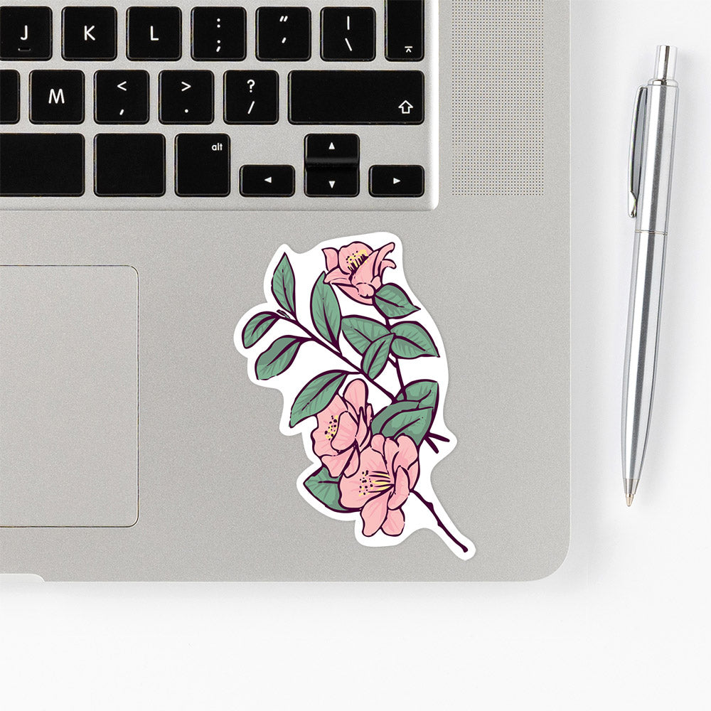 Aesthetic Stickers: Pink Flowers Sticker