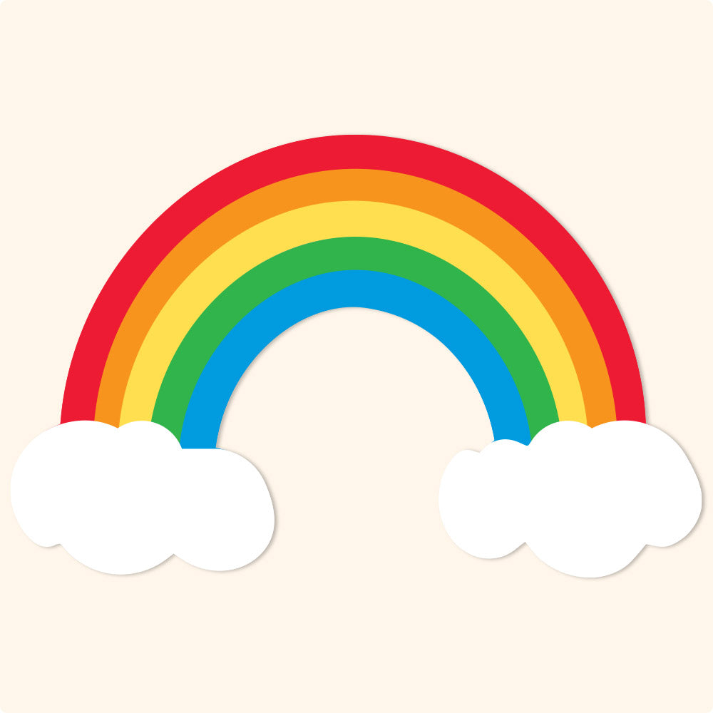 Rainbow Party Favor Sticker Set 2.5
