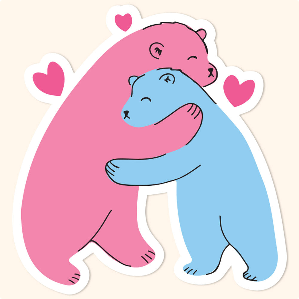 Hug Sticker Copy Clipart Bear Hugs Clip